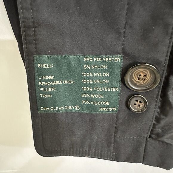 Lauren Ralph Lauren Men's XL Overcoat w/ Removable Insulated Wool Blend Lining - Picture 6 of 11